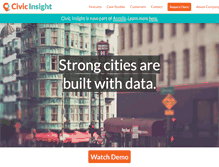 Tablet Screenshot of civicinsight.com